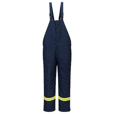 Portwest FR Insulated Bib Overall, Navy- FR422