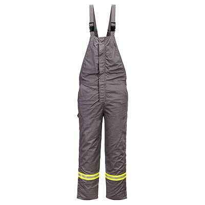 Portwest FR Insulated Bib Overall Gray FR422