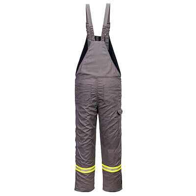 Portwest FR Insulated Bib Overall Gray FR422