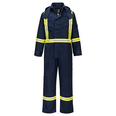 Portwest FR Insulated Coverall, Navy- FR514