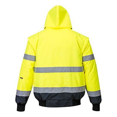 Portwest NON-FR 3in1 Bomber Jacket, Yellow/Navy- UC465