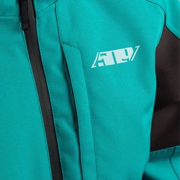 Women&#39;s Range Insulated Jacket, Emerald w/Mint, M