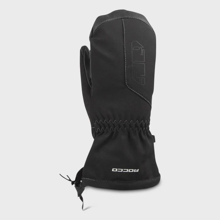 Youth Rocco Gauntlet Mitt, Black, L