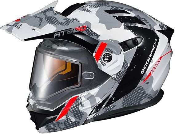 Scorpion EXO AT950 Outrigger,  WHT/GRY, 11737, Electric