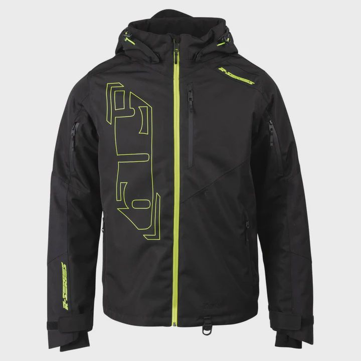 Men&#39;s R-200 Ins Crsovr Jacket, XL, BLK w/Lime