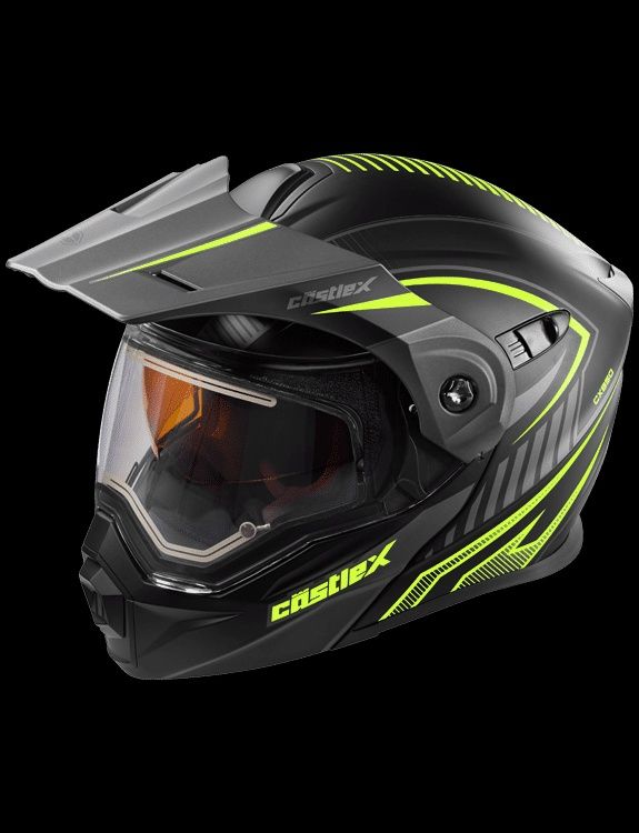 Castle CX950, Matte Gray/BLK/Hi Vis, Electric