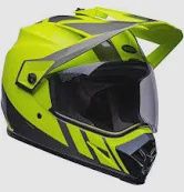 Bell MX-9 Yellow/Titanium Snow Helmet