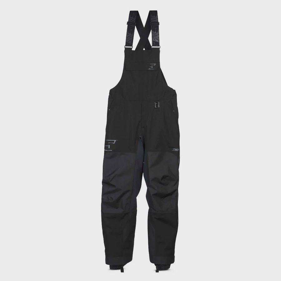 Powerline Insulated Bib, Black, Size: 3X