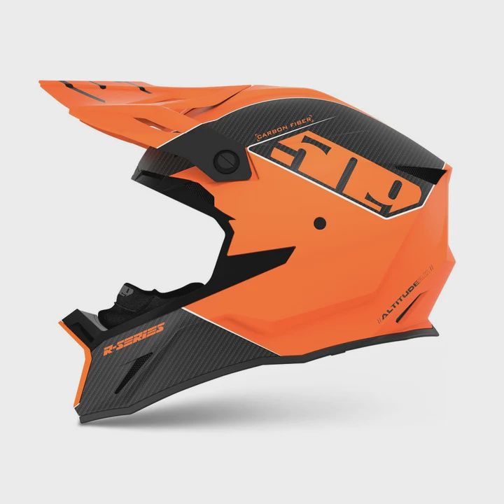 Altitude 2.0 Carbon Helmet, R-Series, Orange, XL