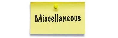 Miscellaneous