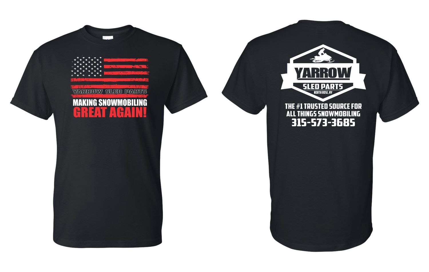 Making Snowmobiling Great Again T-Shirt, Size: MD