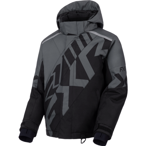 YTH COLD CROSS CX JACKET 26, Colour: CHARCOAL/BLACK, Size: 10