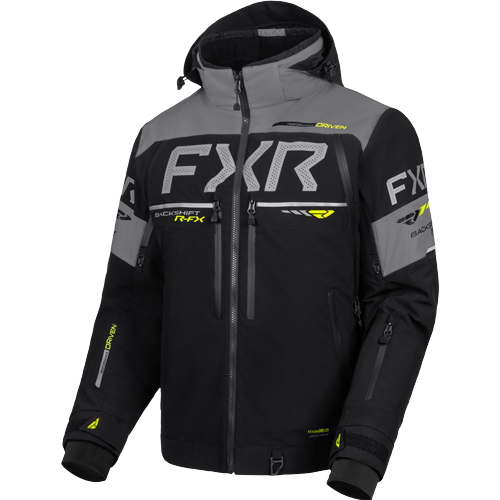 M BACKSHIFT R-FX 2-IN-1 JACKET 26, Colour: BLACK/GREY/HIVIS, Size: L