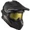 CKX Titan Original Carbon Helmet, Solid,  w/210° Goggle, Size: SM