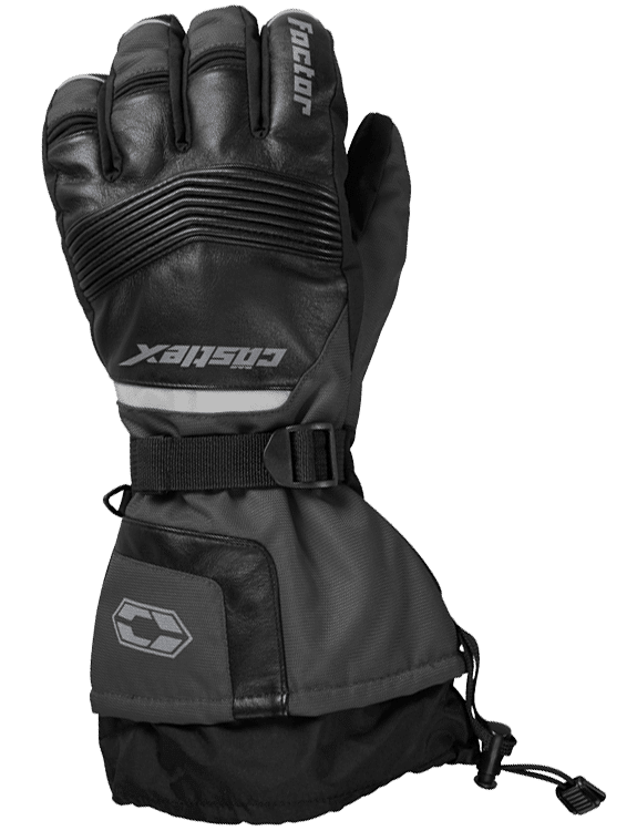 Men's Factor Glove, Dark Gray, Size: LG