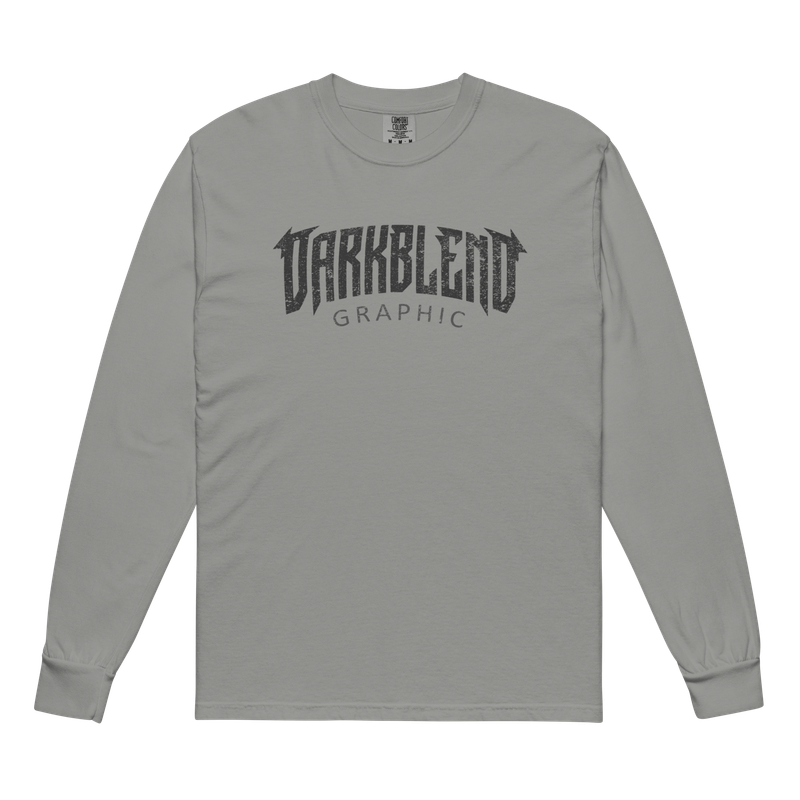 Darkblend Graphic RAZR Premium Long-Sleeve Shirt (Vintage Gray)