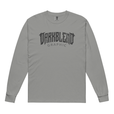 Darkblend Graphic RAZR Premium Long-Sleeve Shirt (Vintage Gray)