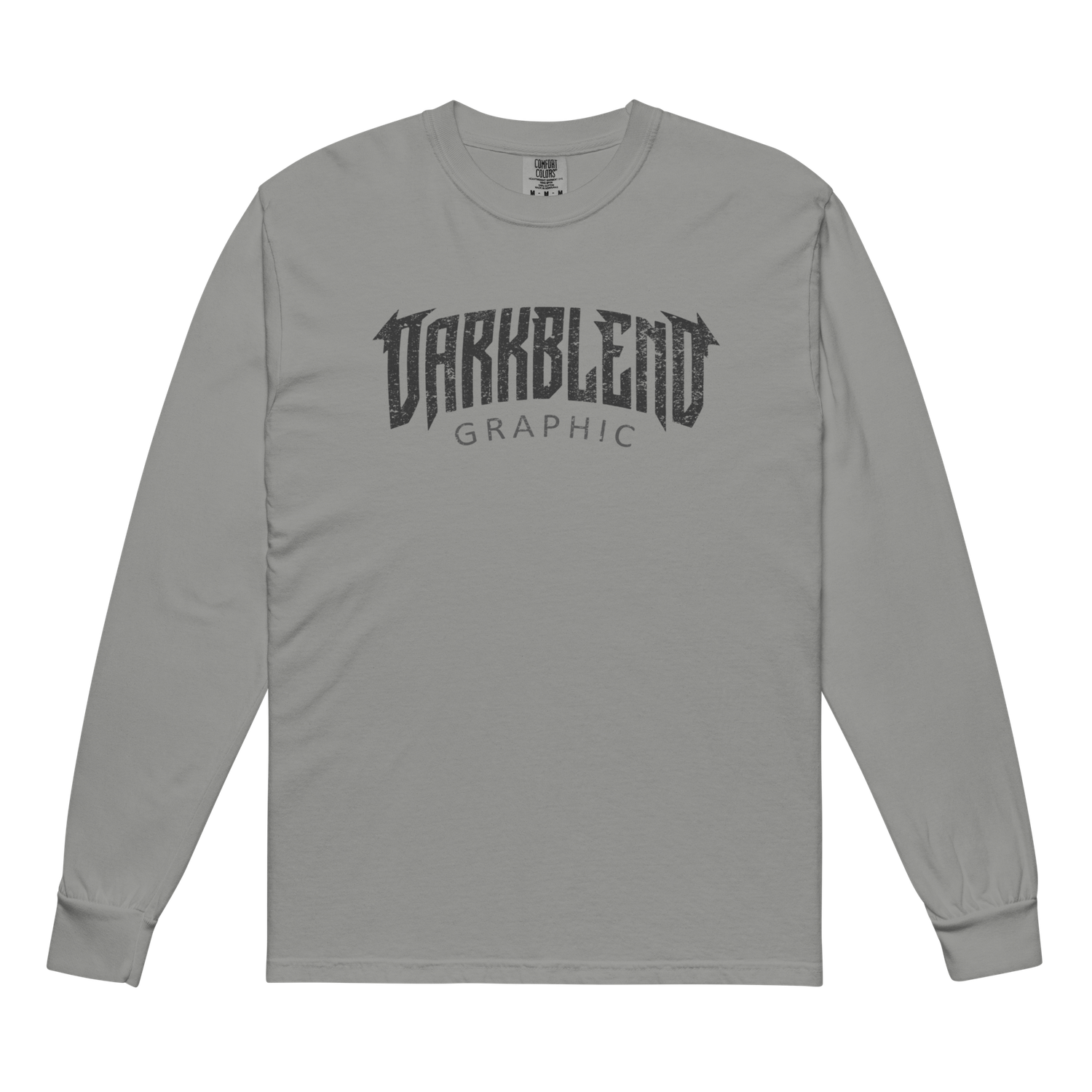 Darkblend Graphic RAZR Premium Long-Sleeve Shirt (Vintage Gray)