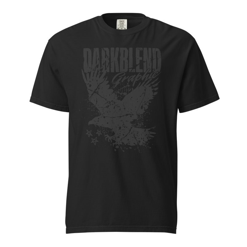 Darkblend Graphic Midnight Eagle Soft Premium Graphic Tee (Vintage Blackout)