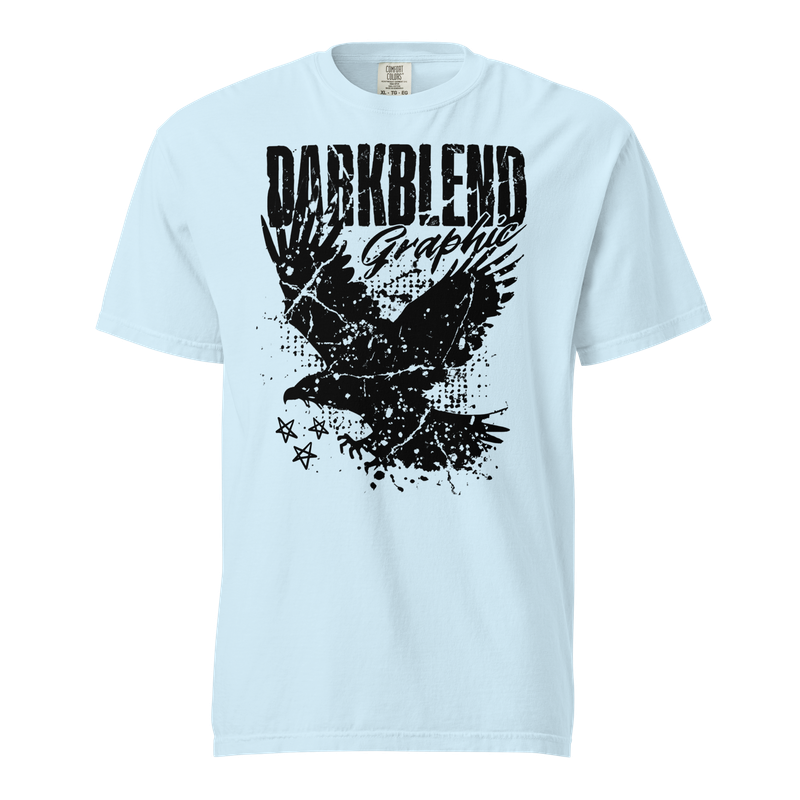 Darkblend Graphic Midnight Eagle Soft Premium Graphic Tee (Chambray)
