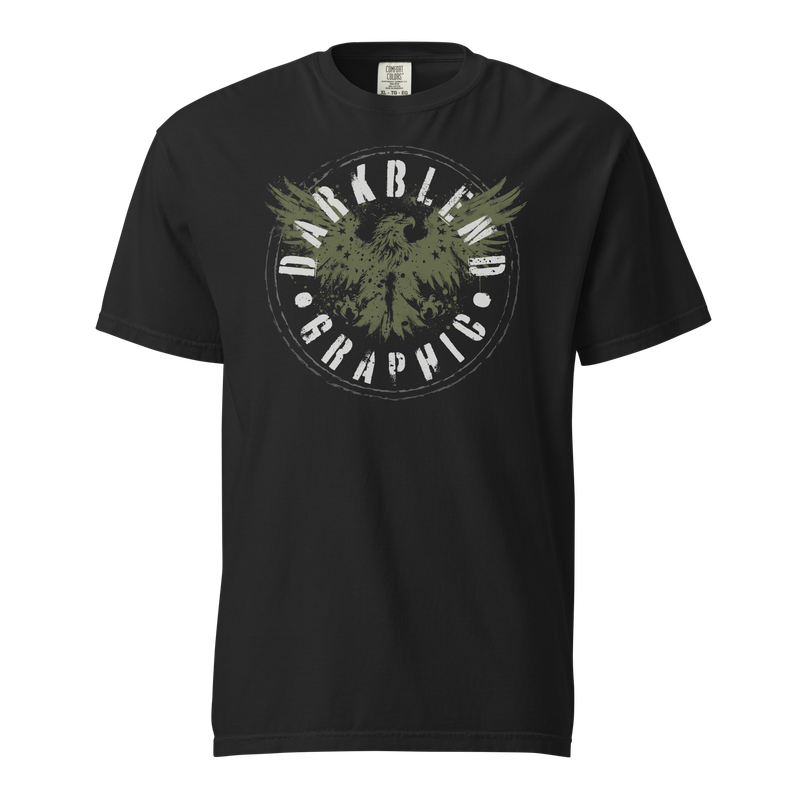 Darkblend Graphic Origin Eagle Premium Heavyweight Graphic Tee (Vintage Black)