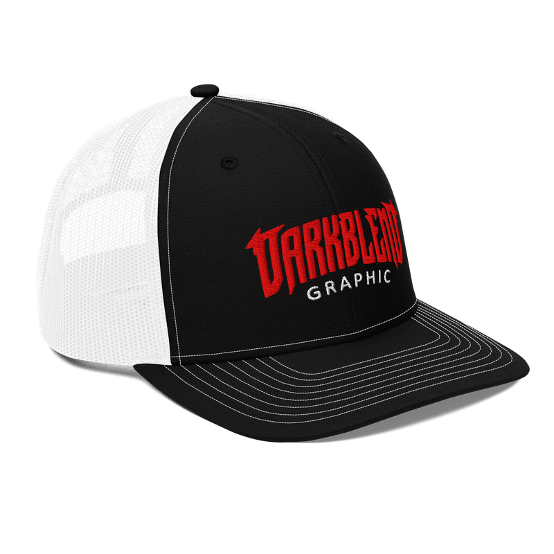 Darkblend Graphic RAZR Edition Embroidered Sport Snapback Trucker Cap