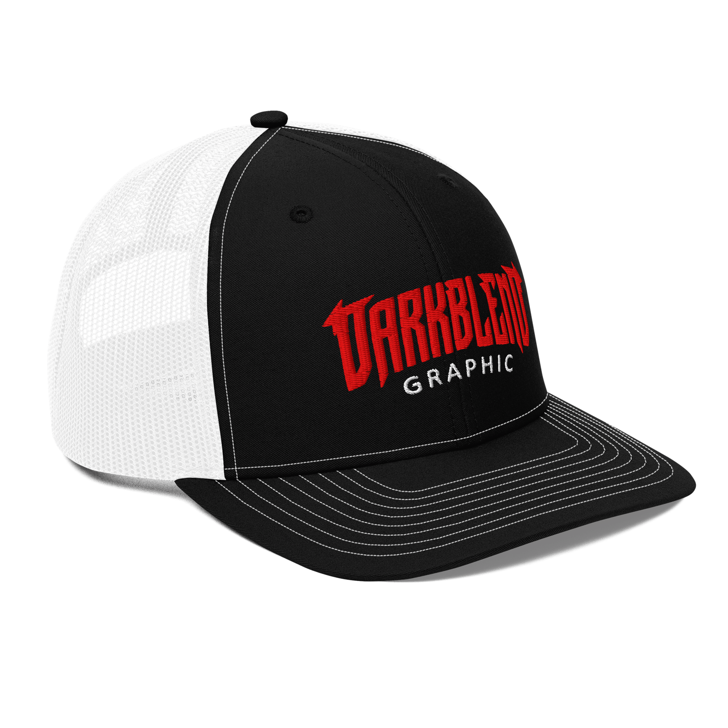 Darkblend Graphic RAZR Edition Embroidered Sport Snapback Trucker Cap