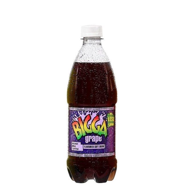 Bigga Soft Drink, Grape, 591 ml