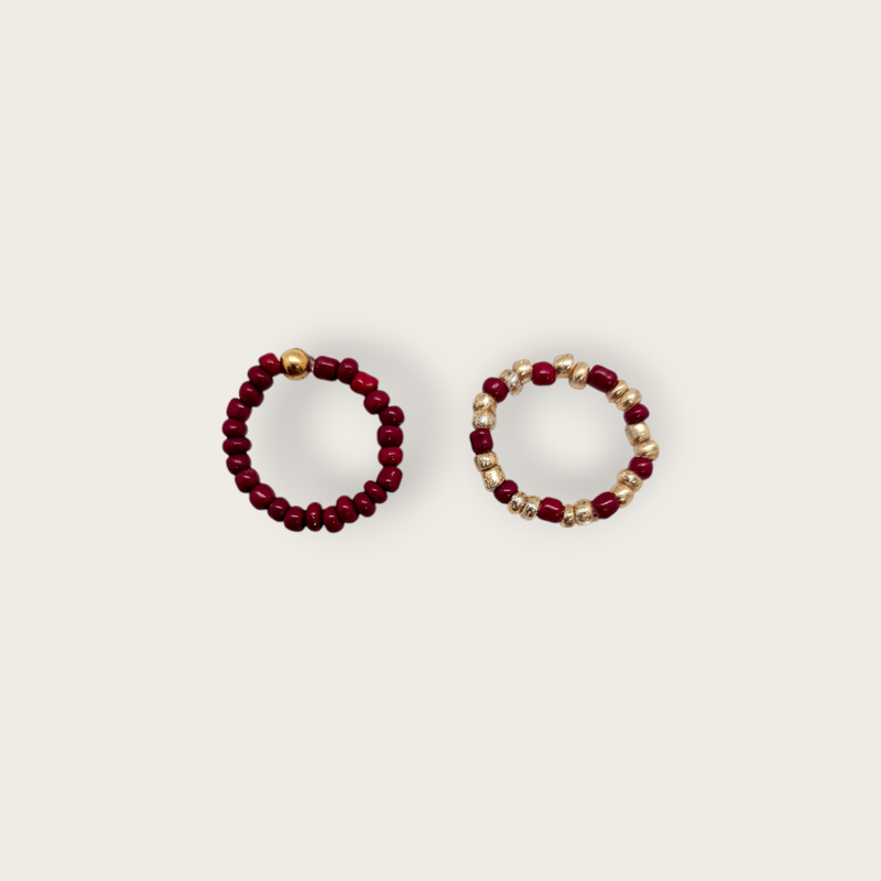 Ringen set Bordeaux