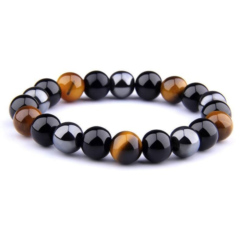 Bracelet Pierres Protectrices Triple Protection