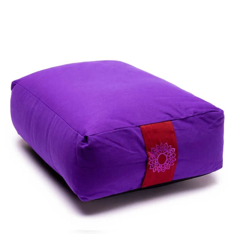 Bolster rectangulaire Yoga violet