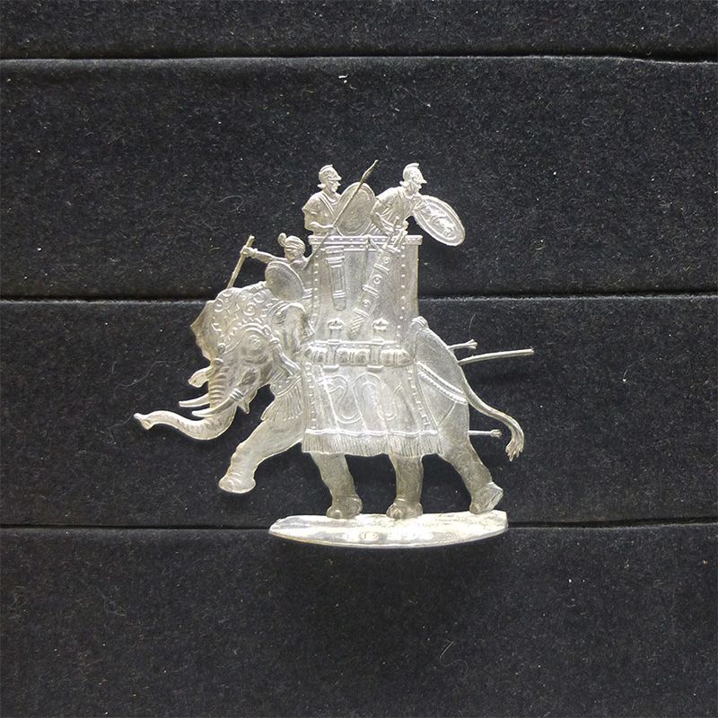 1 Zinnfigur Kriegselefant #293 Karthago Makedonien Griechenland 30mm unbemalt Gottstein Blum Sixtus Maier