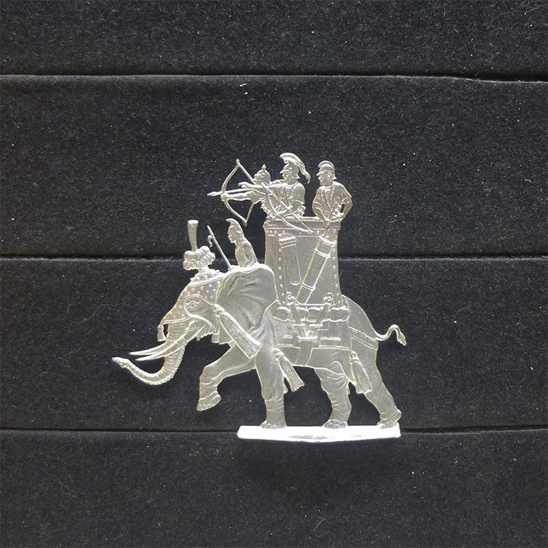 1 Zinnfigur Kriegselefant #995 Karthago, Griechenland Antike 30mm unbemalt Golberg