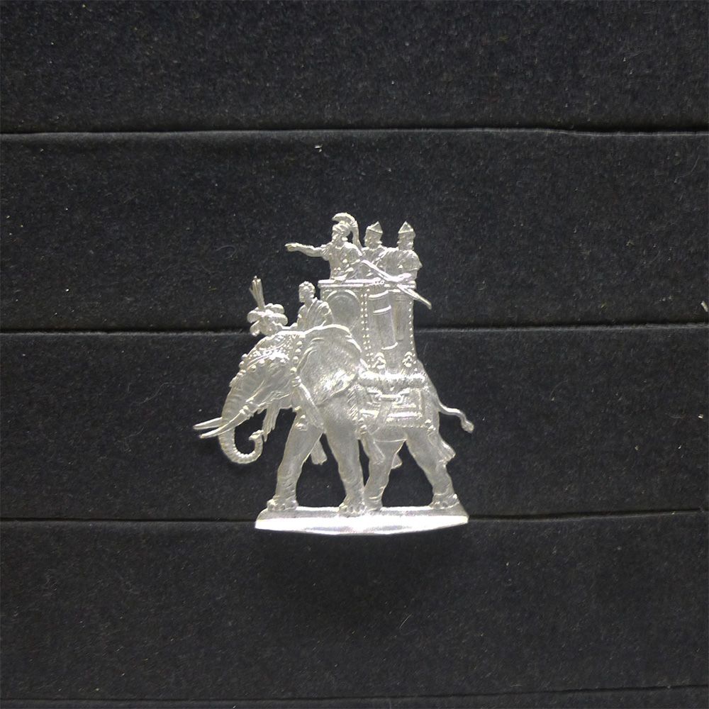 1 Zinnfigur Kriegselefant #2 Karthago, Griechenland Antike 30mm unbemalt Gottstein Ludwig Frank