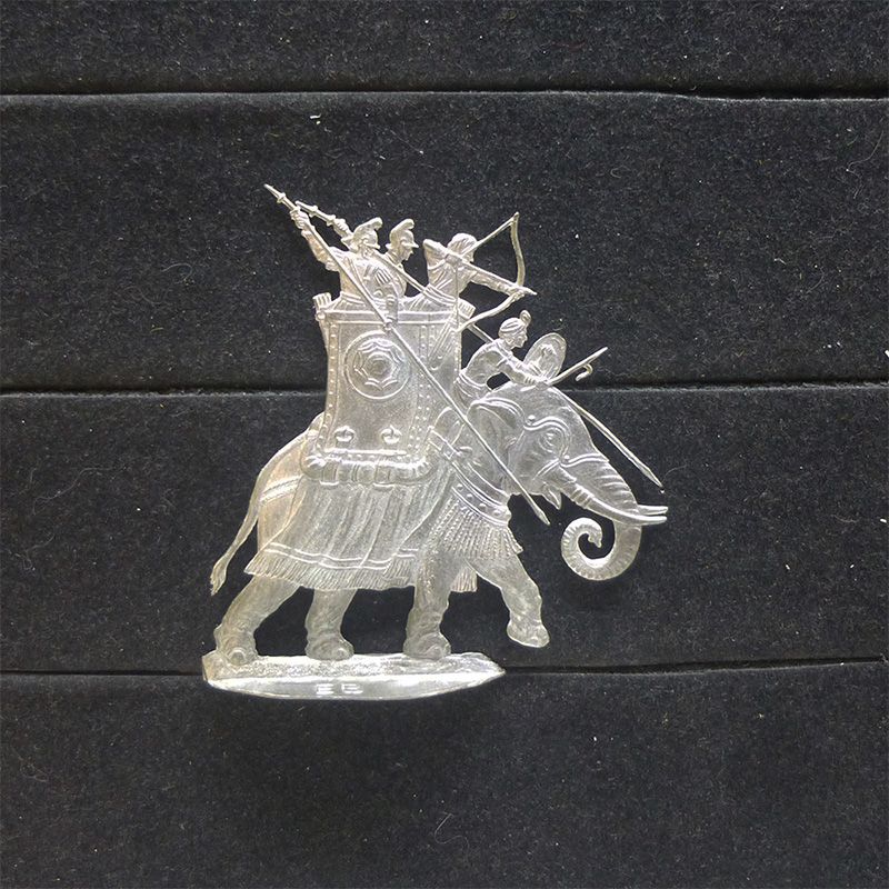 1 Zinnfigur Kriegselefant #292 Karthago, Griechenland Antike 30mm unbemalt Gottstein, Blum Sixtus Maier
