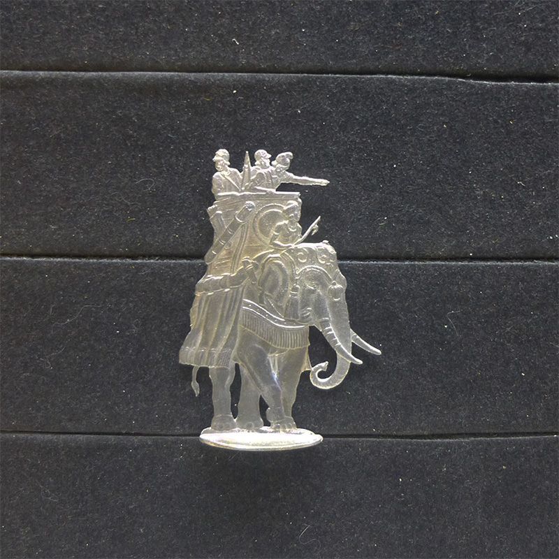 1 Zinnfigur Kriegselefant #11 Karthago, Griechenland Antike 30mm unbemalt Gottstein Johannes Frauendorf