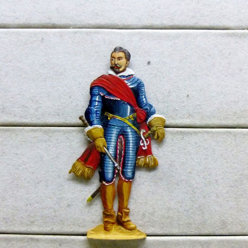 1 Zinnfigur Deutsche Herrscher Ferdinand II. 1619-1637 Dreißigjähriger Krieg 80mm bemalt Weiland