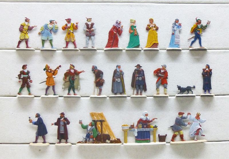 23 Zinnfiguren Osterspaziergang WIMOR FKM Faust Goethe 30mm bemalt 23 Zinnfiguren Osterspaziergang WIMOR FKM Faust Goethe 30mm bemalt