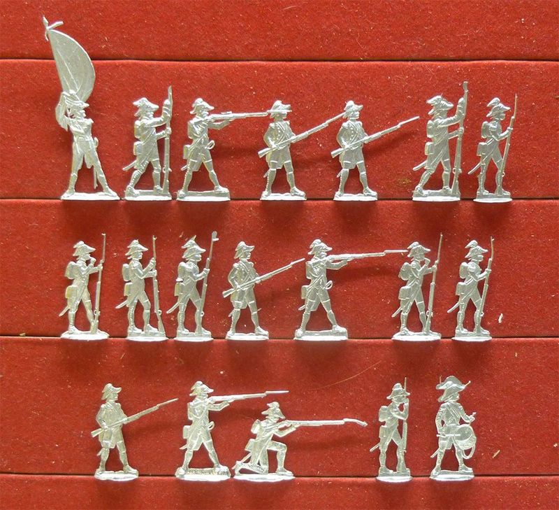 19 Zinnfiguren MIGNOT Frankreich Infanterie Ägytenfeldzug 30mm blank unbemalt 19 Zinnfiguren MIGNOT Frankreich Infanterie Ägytenfeldzug 30mm blank unbemalt