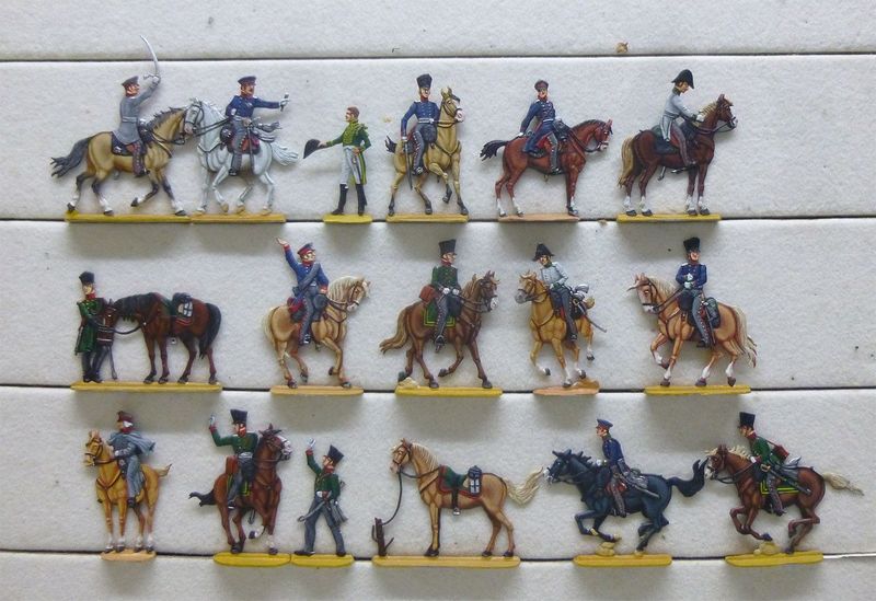 16 Zinnfiguren Preussen Generalstab Offiziere Napoleon 30mm Luxusbemalung 16 Zinnfiguren Preussen Generalstab Offiziere Napoleon 30mm Luxusbemalung