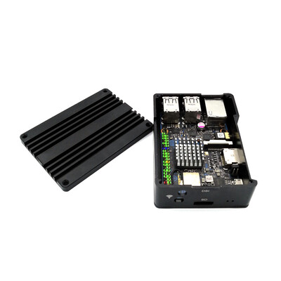 Industrial Aluminium Case with External Antenna Support for Raspberry Pi / Tinker Board