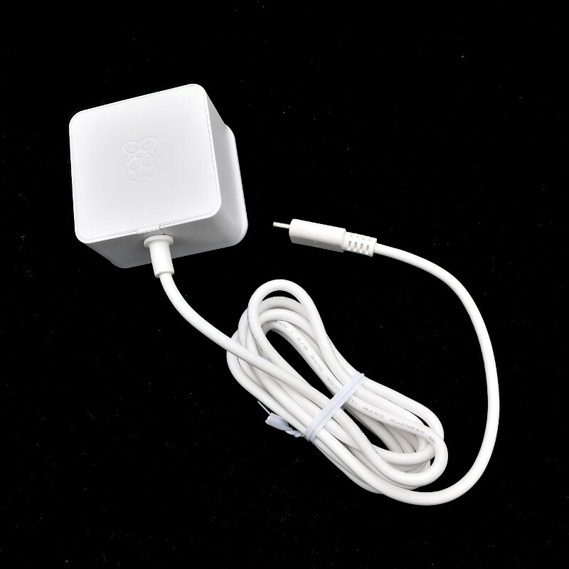 Official Raspberry Pi USB-C Power Supply - 5.1V, 3A - 3-Pin Plug