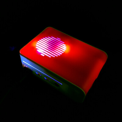 Two Tone Case with LED Fan for Raspberry Pi 4