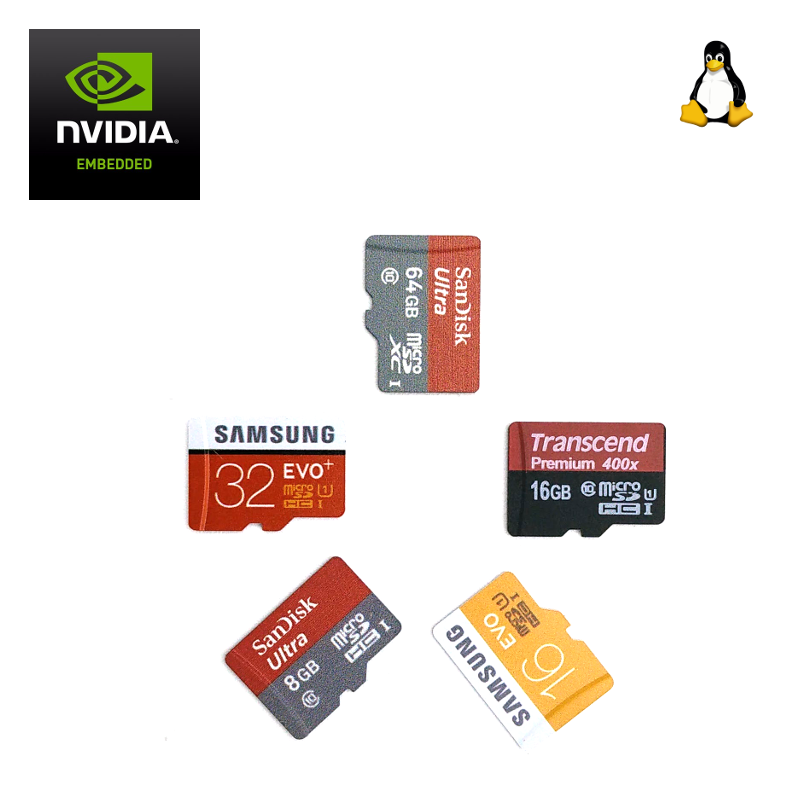 microSD Card UHS-1 Class 10 with Preloaded JetPack for Jetson Nano