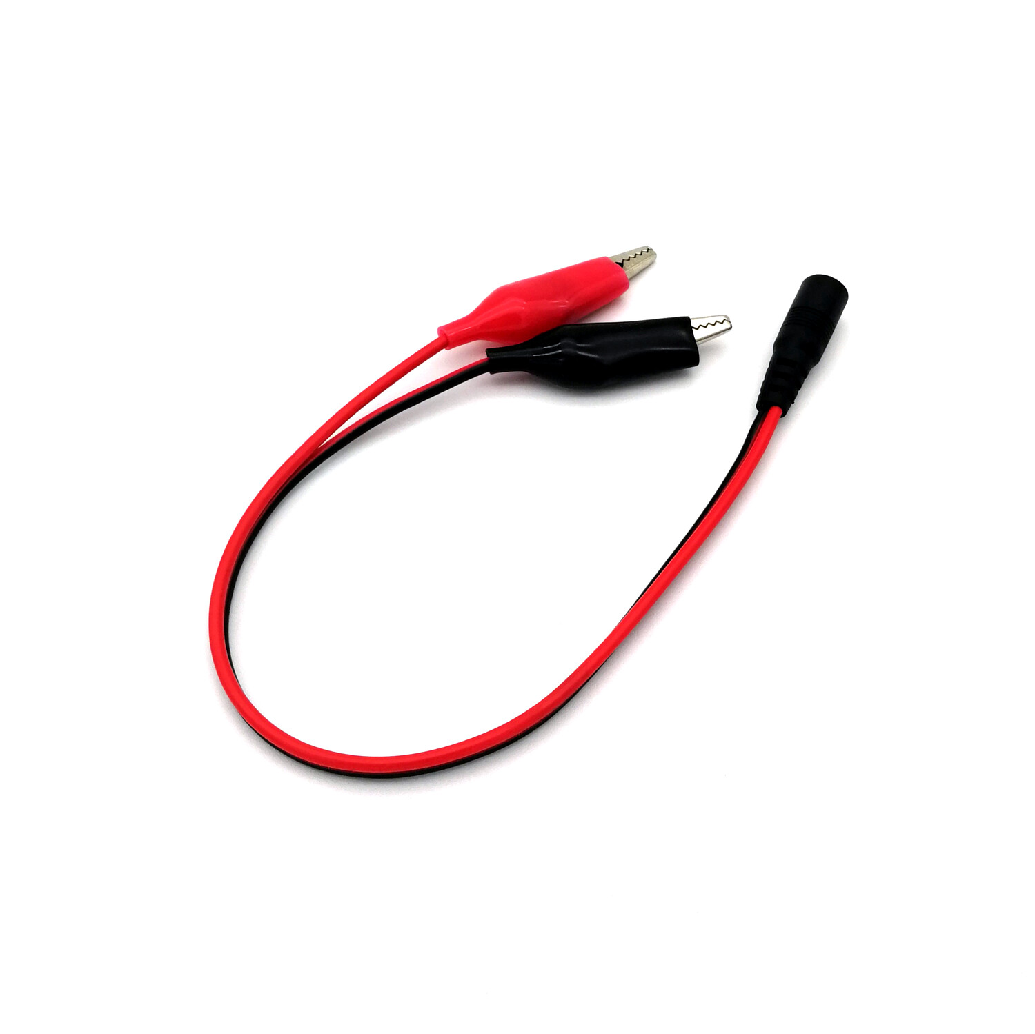 5.5 x 2.1 mm Female DC Jack to Alligator Clips Cable