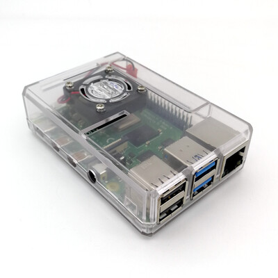 Minimalist Case with Fan for Raspberry Pi 4