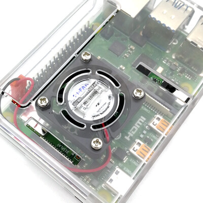 Minimalist Case with Fan for Raspberry Pi 4