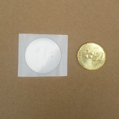 NTAG213 -  On-Metal Sticker, White, Round 30 mm