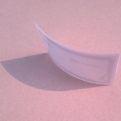 NTAG203, RaceTrack - White, Rectangle (49x81 mm)