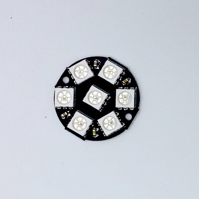 WS2812 LED Disc - 7x 5050 Digital Addressable RGB LED